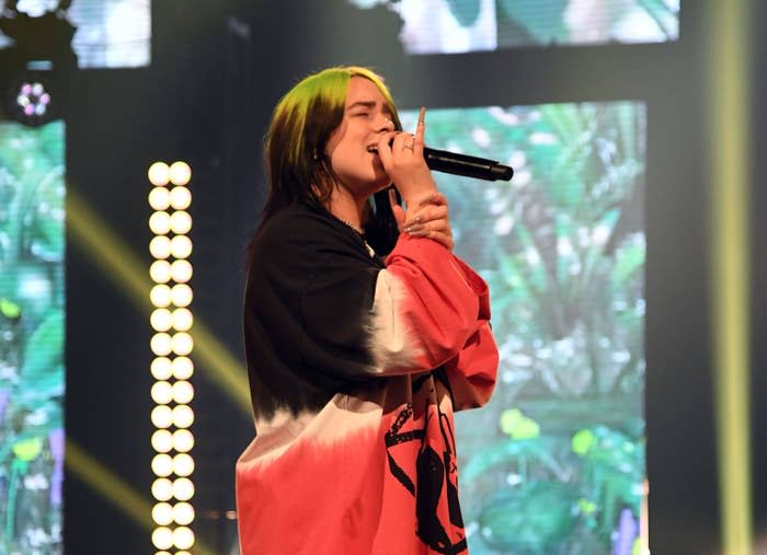 Billie Eilish performs onstage