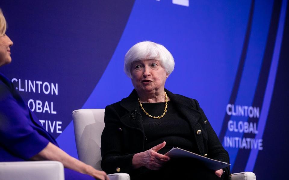 US Treasury Secretary Janet Yellen