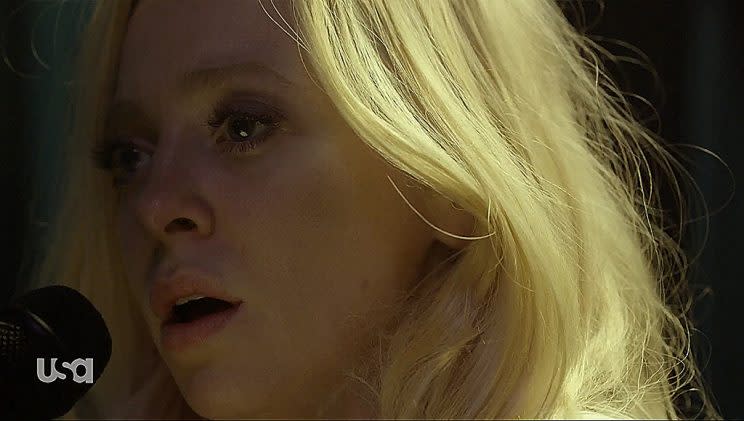 Portia Doubleday as Angela Moss in USA's Mr. Robot. (Credit: USA Network )