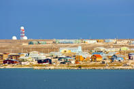 Inuit Community Of Gjoa Haven, Nunavut, Arctic Canada. (Photo by Education Images/Universal Images Group via Getty Images)