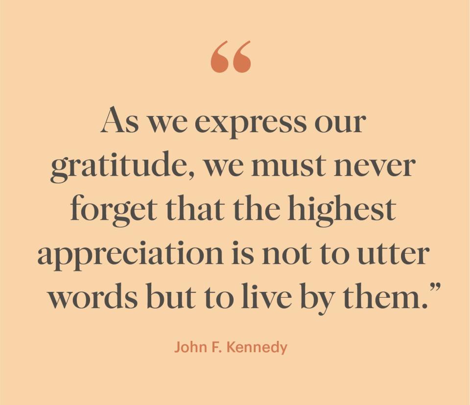 thanksgiving quote by john f kennedy