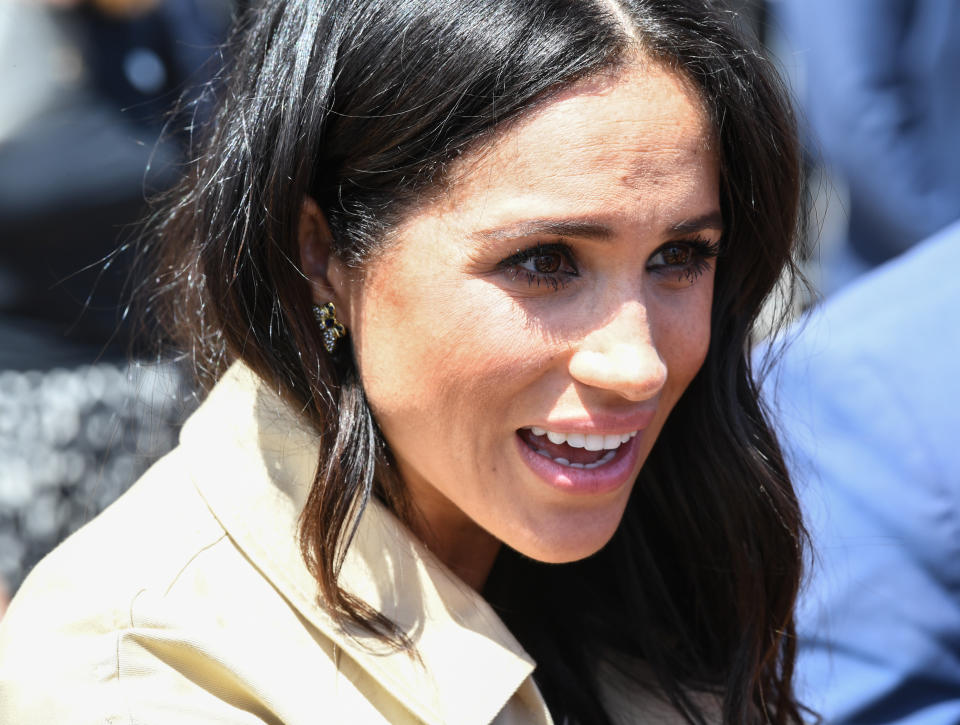 Meghan Markle, The Duchess of Sussex and Prince Harry, the Duke of Sussex at the Sydney Opera House on Oct 19, 2018 in Sydney, Australia.