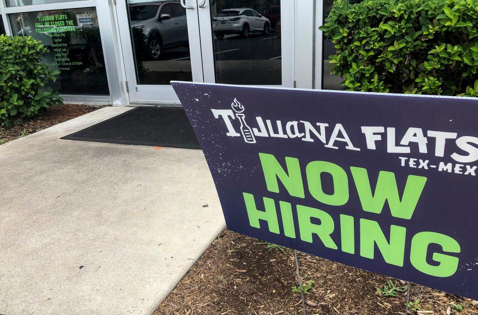 Help wanted signs remain common throughout Brevard County, which has a 2.7% unemployment rate.