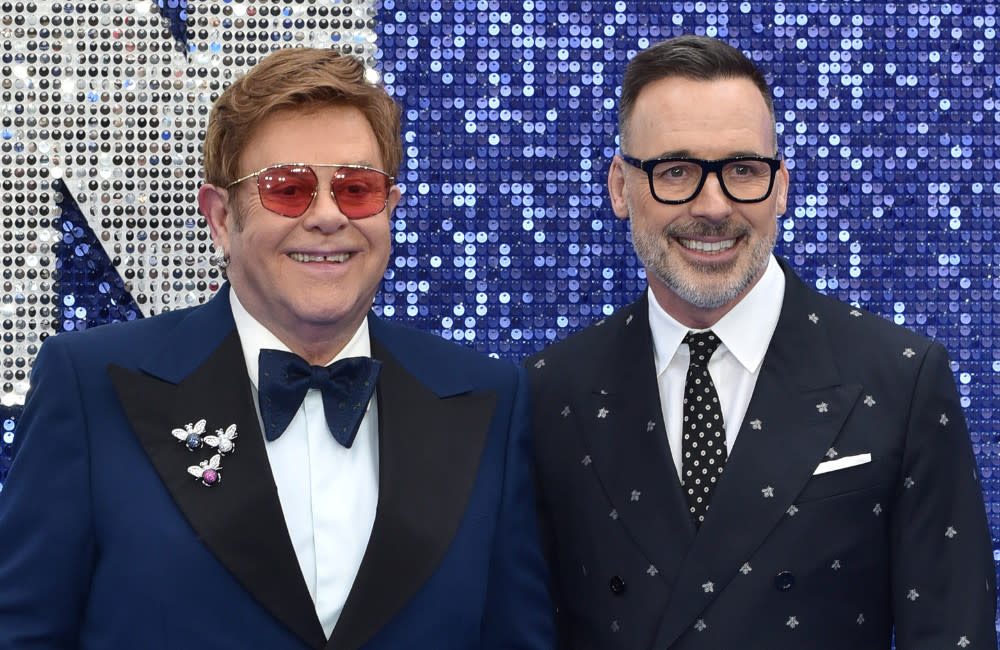 Elton John et David Furnish credit:Bang Showbiz