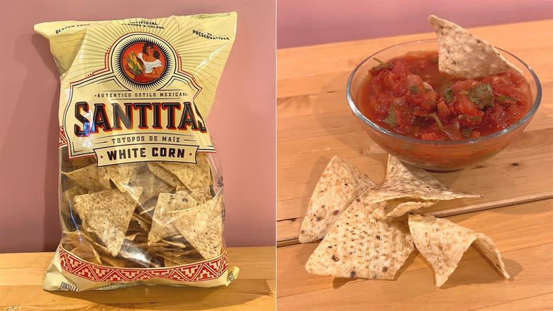 Santitas White Corn tortilla chips