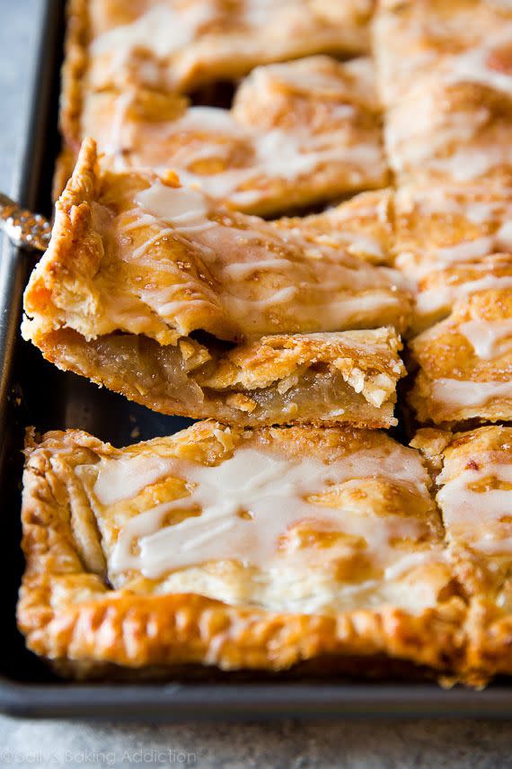 Apple Slab Pie with Maple Icing