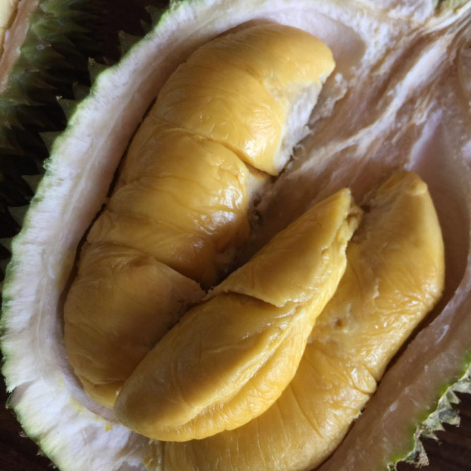 From Pahang, Malaysia, the Mao Shan Wang has a creamy texture and bittersweet taste that makes it extremely popular. Unfortunately, due to the demand for this durian, it is the most expensive in the market right now. (Photo by: Resorts World Sentosa)