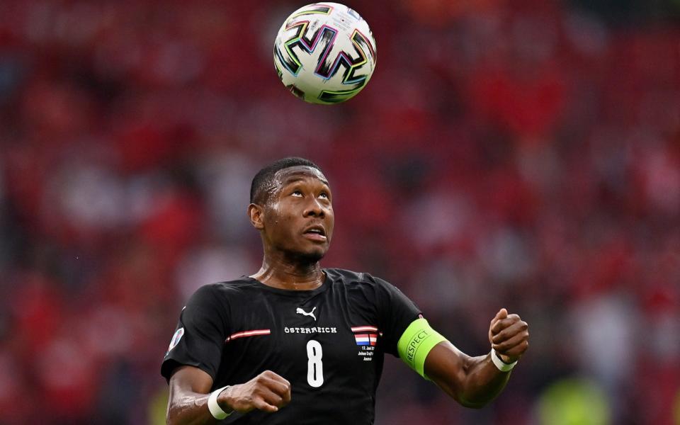 Alaba has had a difficult night so far - GETTY IMAGES