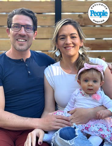 <p>TLC</p> Dannielle and Garrick Merrifield with their daughter Leia