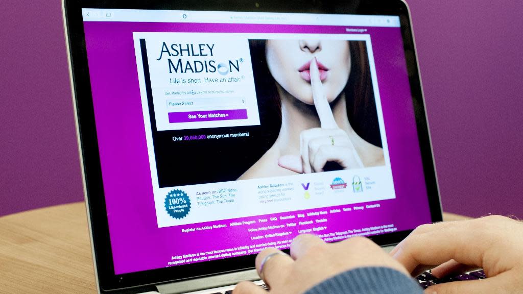 The Ashley Madison website was hacked