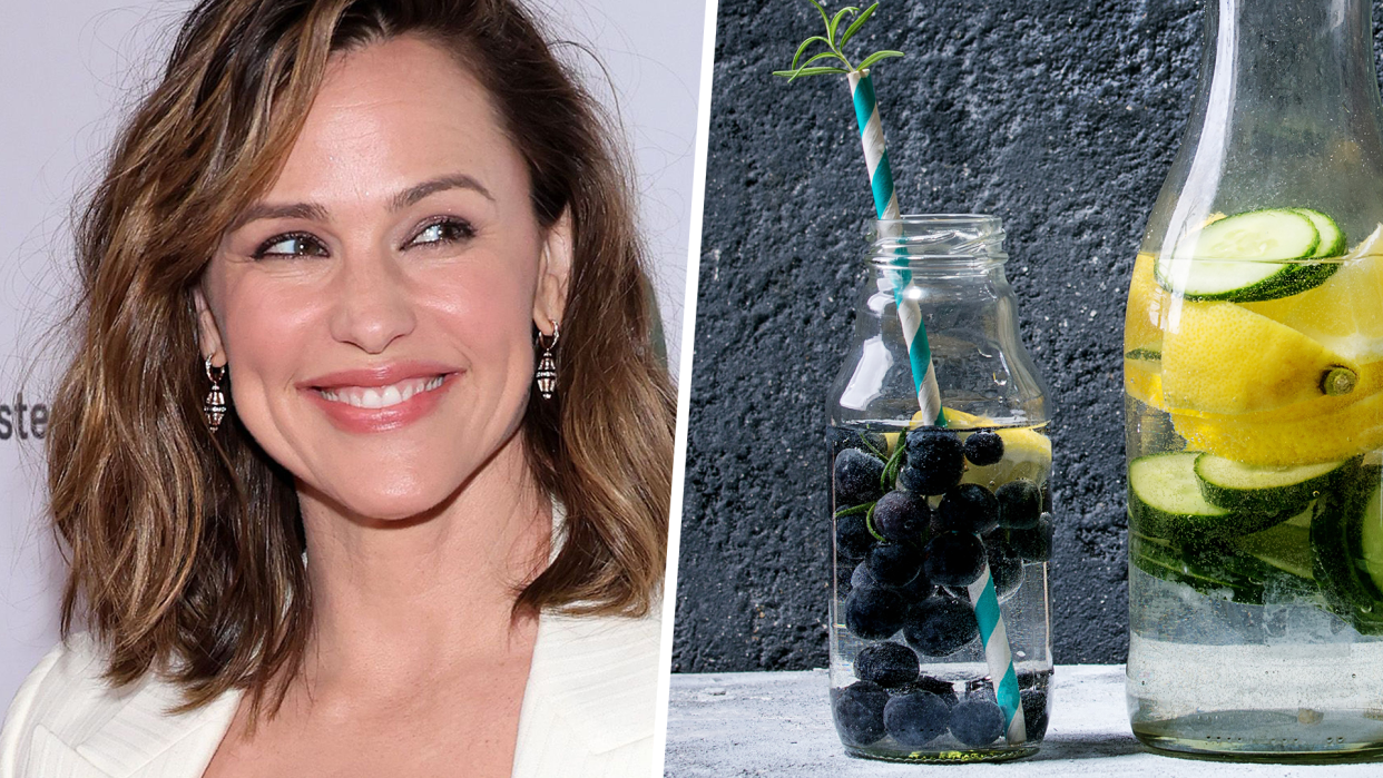 Jennifer Garner says she keeps her evenings at home alcohol-free these days. (Photos: Getty)
