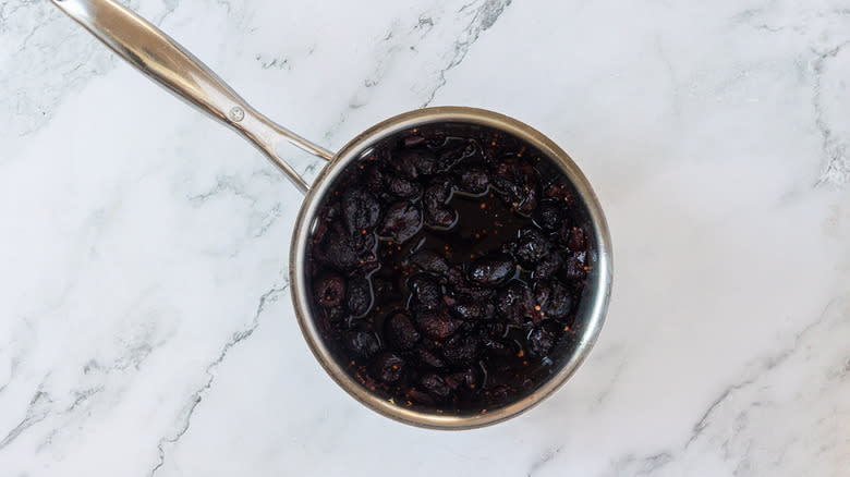 Chutney in saucepan