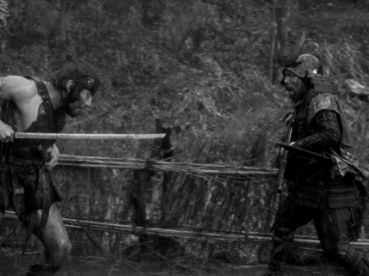 A scene from 'Seven Samurai.' The 1945 classic Japanese film, directed by Akira Kurosawa, has gotten a 4K restoration and will be re-released to theaters.