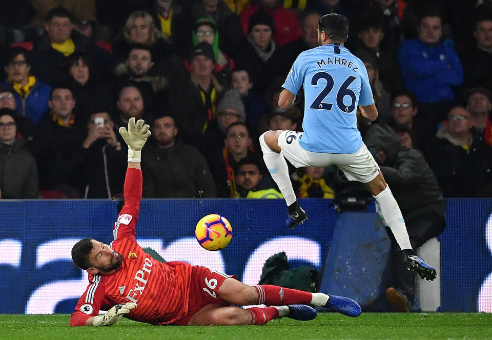 Watford keeper Ben Foster kept his side in it in the opening half an hour