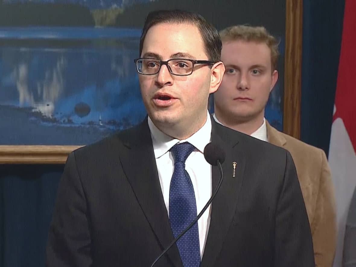 A spokesperson for Alberta Advanced Education Minister Demetrios Nicolaides says the province will announce steps to strengthen freedom of speech on campus in the coming weeks. (Mike Symington/CBC - image credit)