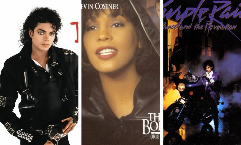Screenshot:  Michael Jackson Collection, Whitney Houston, Prince/YouTube