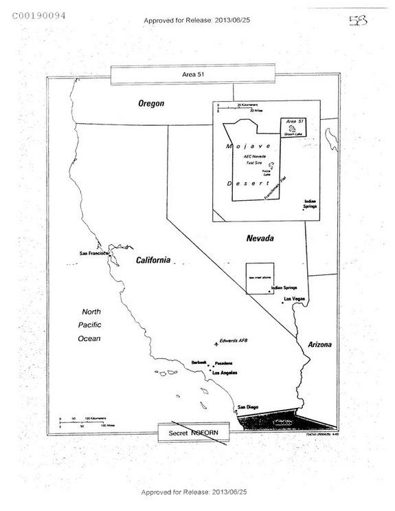 The CIA's declassified map of Groom Lake/Area 51