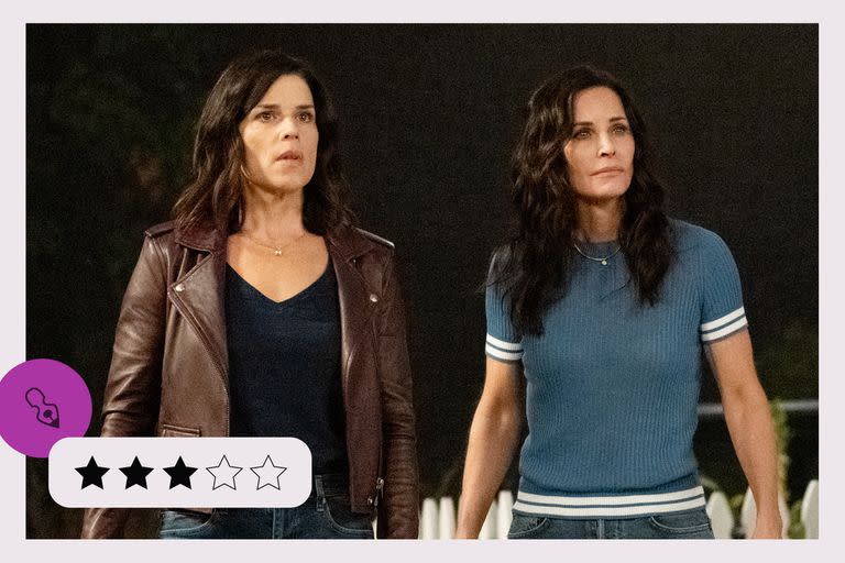 Neve Campbell y Courteney Cox en la quinta película de Scream, estreno de este jueves