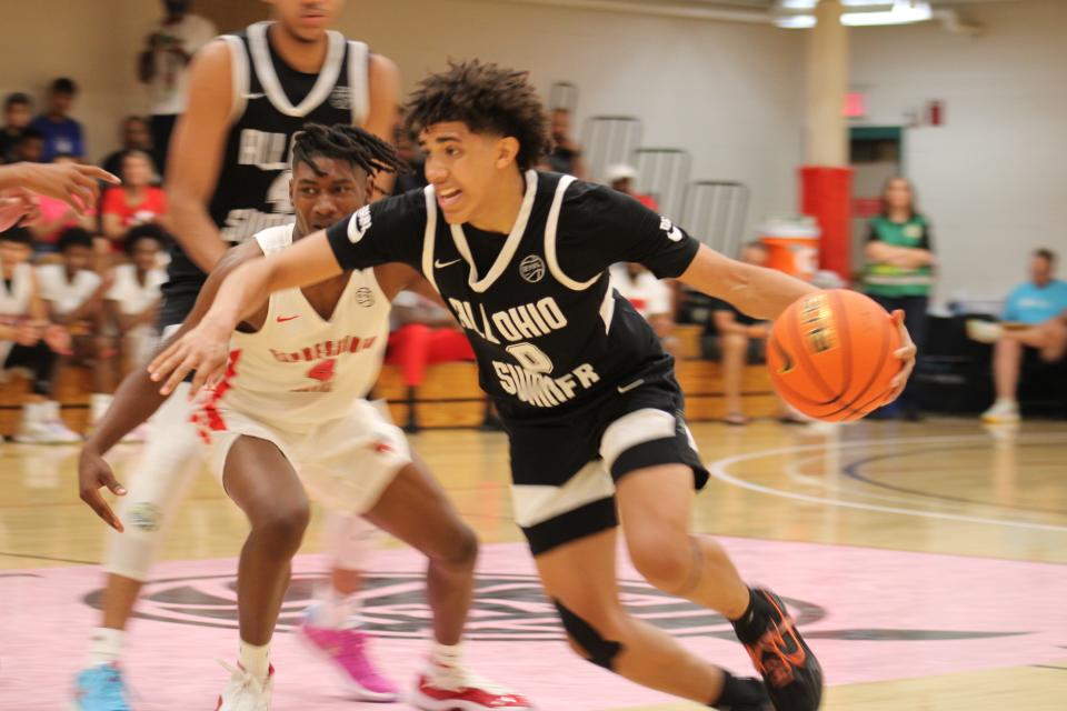 Newport star guard Taylen Kinney, a 2026 prospect, is hearing the most from Louisville, Cincinnati, Xavier, Purdue and Texas A&M, but he also is being recruited by Kentucky.