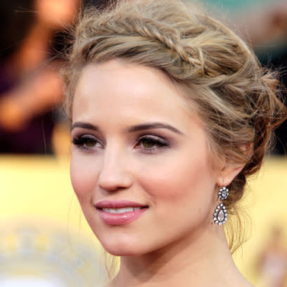 Dianna Agron: Halo Braid Hair Trend