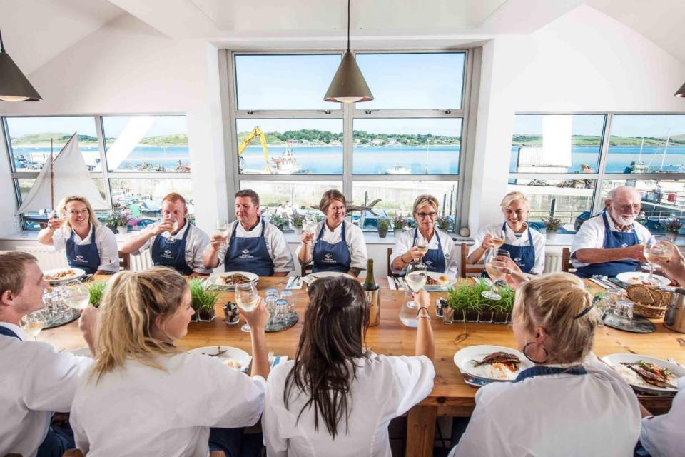 Raise a glass at Rick Stein's seafood school (Rick Stein)