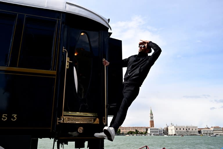 The 41-year-old French artist has turned his hand to design, directing the renovation of an old train carriage of the Venice Simplon-Orient-Express (GABRIEL BOUYS)