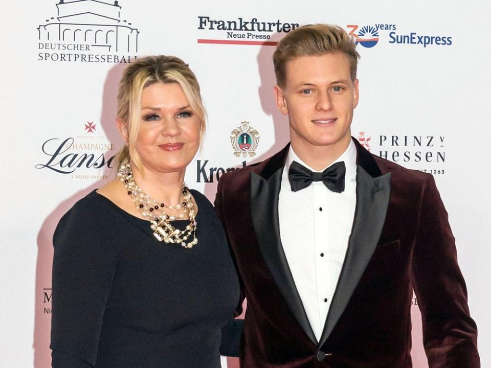 Corinna Schumacher und Mick Schumacher im Jahr 2019. (Bild: imago images/Future Image)