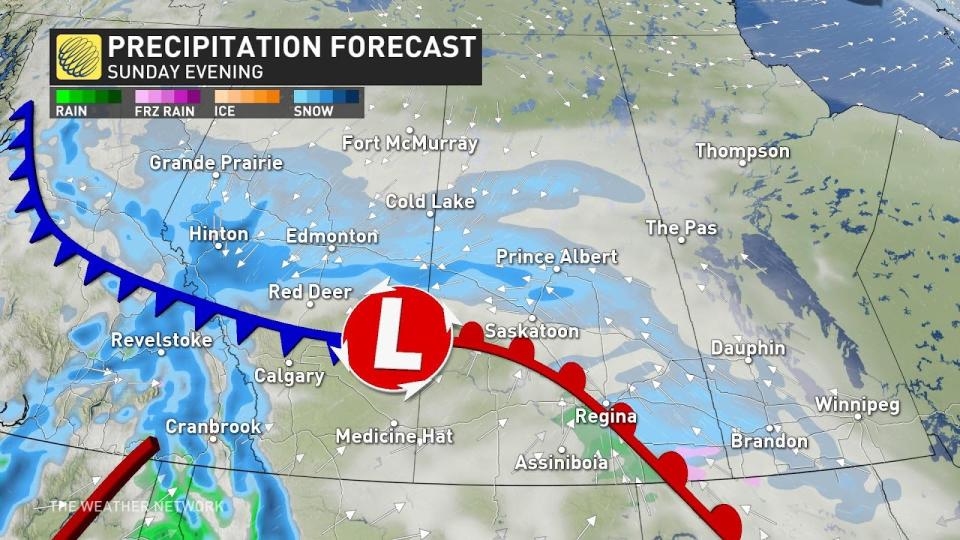 PR Snow forecast sun eve