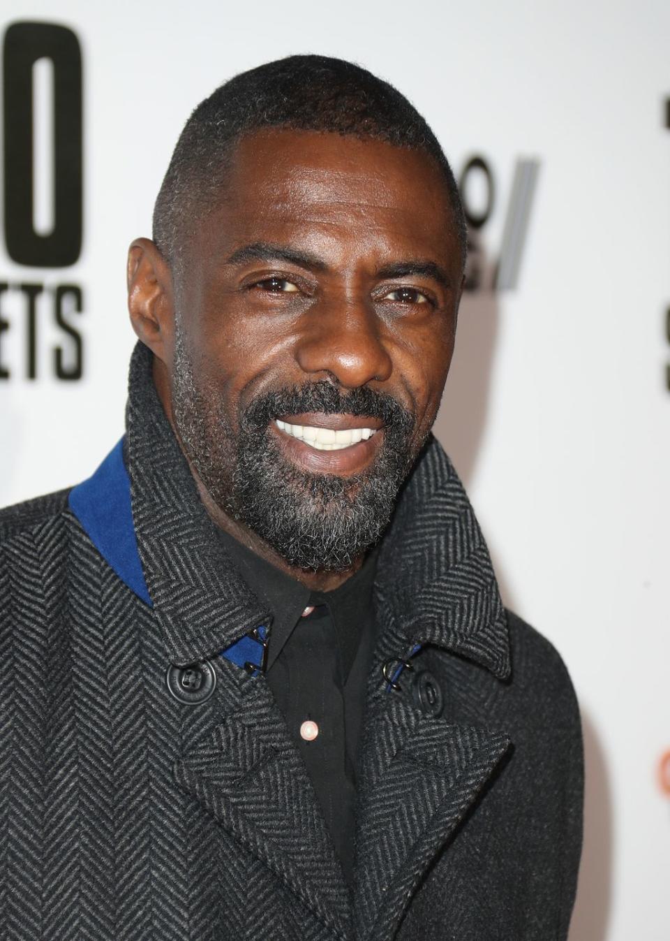 <p>Idris always looks comfortable and cool in his beard.</p>