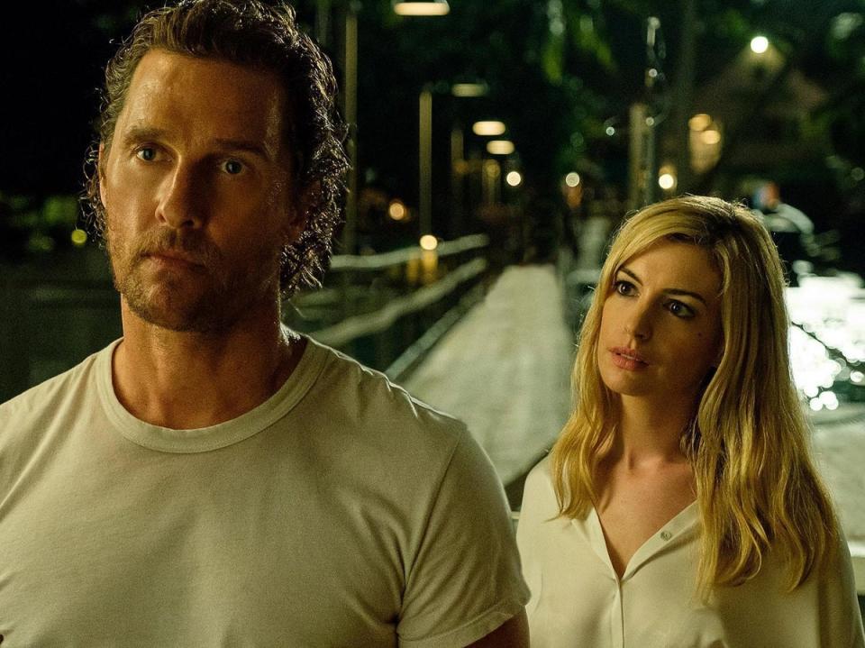 Matthew McConaughey and Anne Hathaway in ‘Serenity’ (Aviron Pictures)