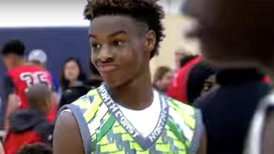 <p>LeBron James Jr. dazzles in All-Star tournament</p>