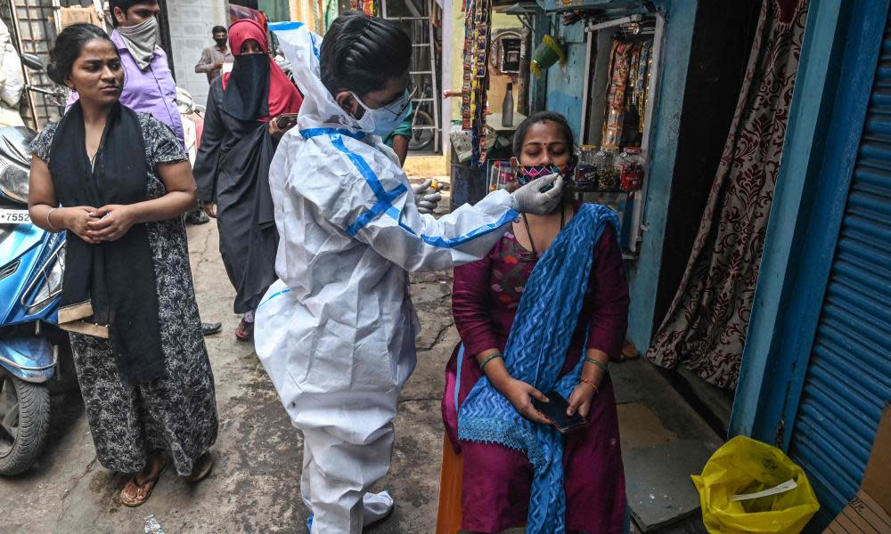 <span>Photograph: Indranil Mukherjee/AFP/Getty Images</span>