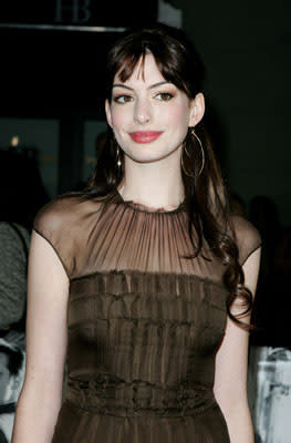 Anne Hathaway at the LA premiere of 20th Century Fox's Walk the Line