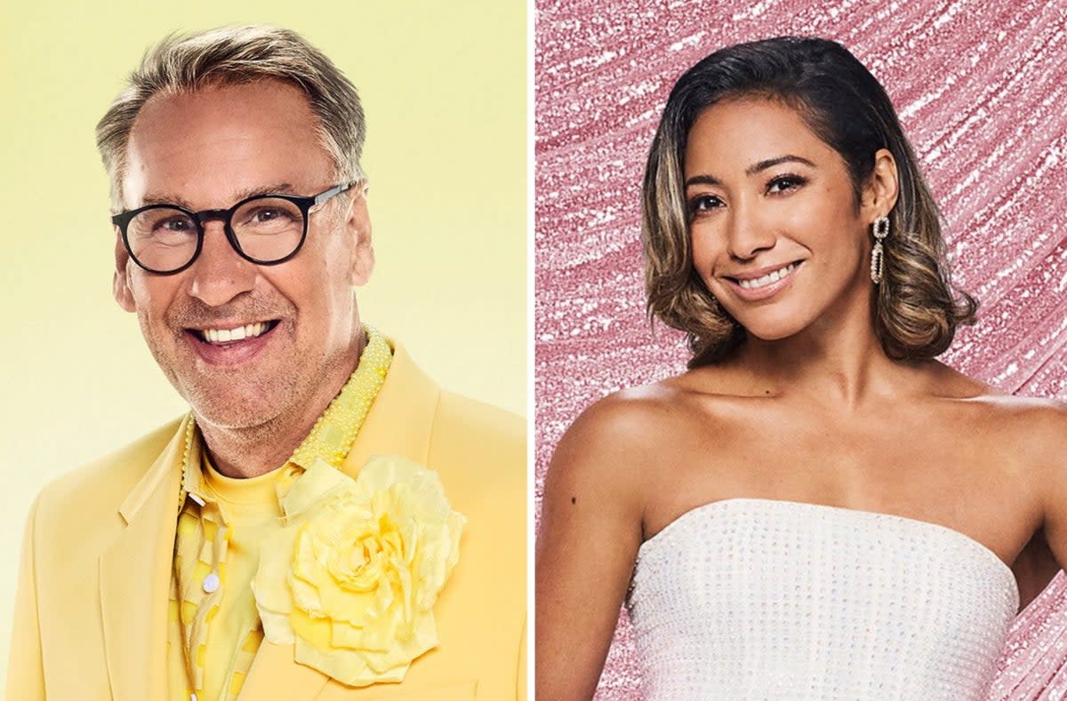 Paul Merson est associé à Karen Hauer (BBC)