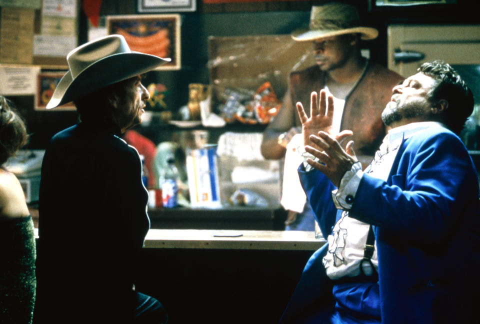 MASKED AND ANONYMOUS, Bob Dylan, John Goodman, 2003, (c) Sony Pictures Classics/courtesy Everett Collection