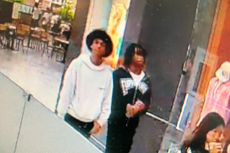 A photo of the suspect in the mall shooting was released by police, and the 16-year-old was later brought in by his own mother (Lynwood Police Department/ X)