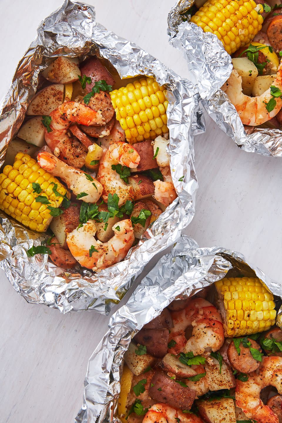 Shrimp Boil Foil Packets