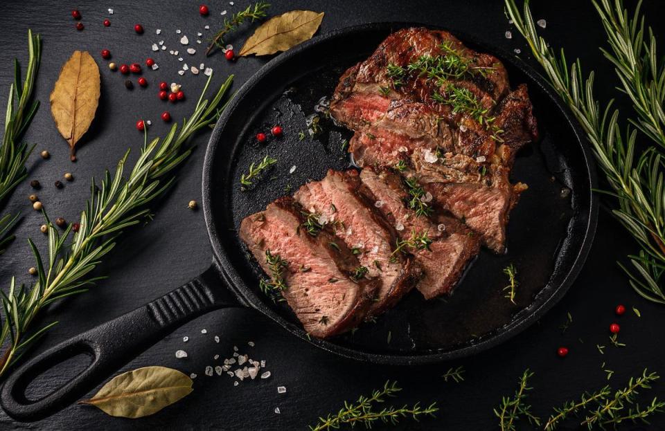 <p>If you want to maximize your steak’s shelf life, you should consider storing it in the freezer, where it can last for six to 12 months. And although dishes like steak, chicken and turkey are common household meats, did you know you <a href="https://www.thedailymeal.com/foods-you-re-cooking-wrong?referrer=yahoo&category=beauty_food&include_utm=1&utm_medium=referral&utm_source=yahoo&utm_campaign=feed" rel="nofollow noopener" target="_blank" data-ylk="slk:could be cooking them incorrectly;elm:context_link;itc:0;sec:content-canvas" class="link ">could be cooking them incorrectly</a>?</p>