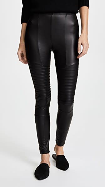 Fleece Lined Liquid Moto Leggings