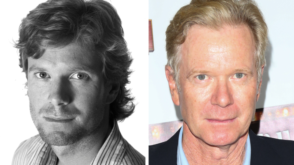 William Moses Left: 1986; Right: 2016 Falcon Crest cast