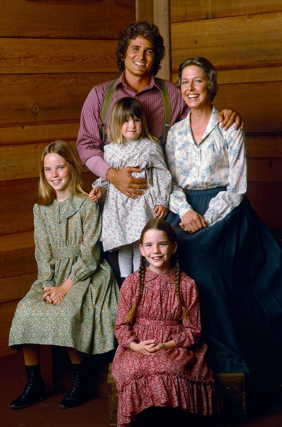 Melissa Gilbert, front, poses with her 