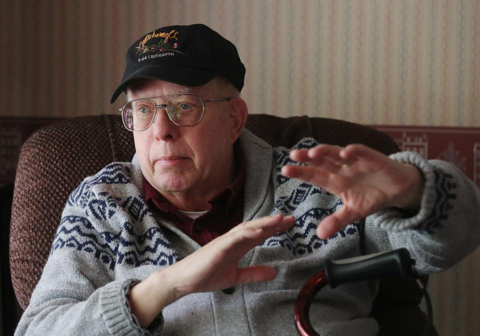 John Baker, 85, who donated DNA that helped indentify his uncle Lt. Col. Addison Baker,  talks about his uncle's last mission when he was shot down in 1943 during World War II.  Baker was awarded the Medal of Honor posthumously for his actions during the Ploiesti Raid, Rumania, August 1, 1943. In April, 2022, the U.S. government's Defense POW/MIA Accounting Agency announced that Baker's remains had been identified using modern forensics techniques.