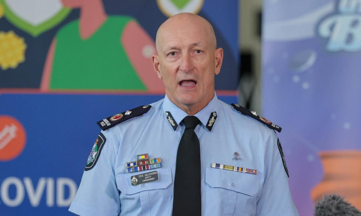 <span>Queensland police commissioner Steve Gollschewski.</span><span>Photograph: Russell Freeman/AAP</span>