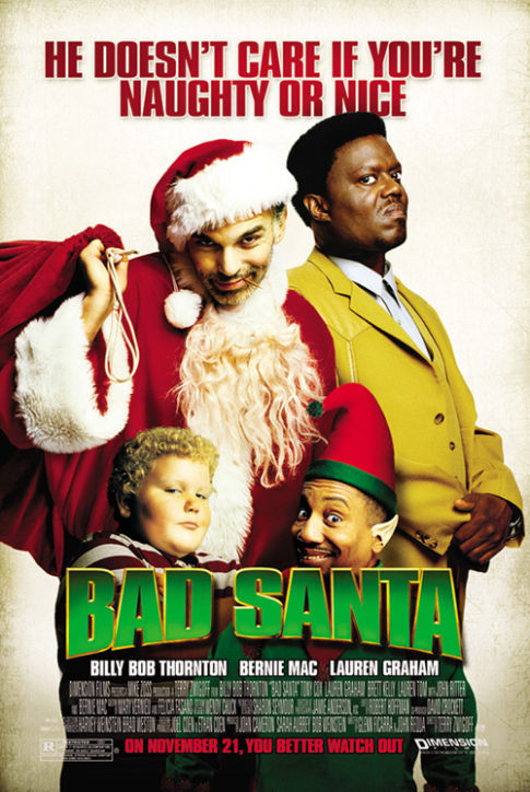 bad santa movie poster