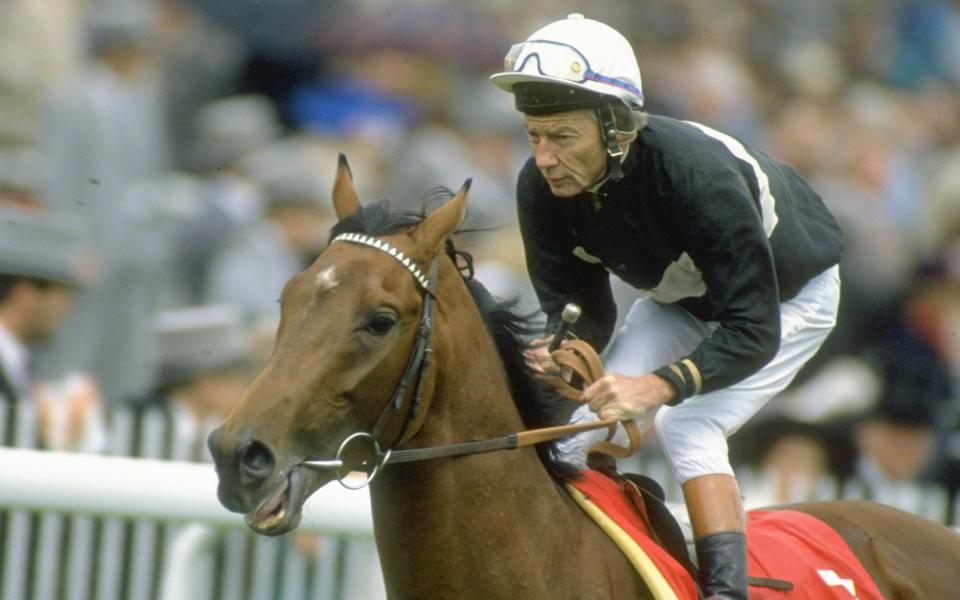 Lester Piggott became a household name at the height of his success - ALLSPORT