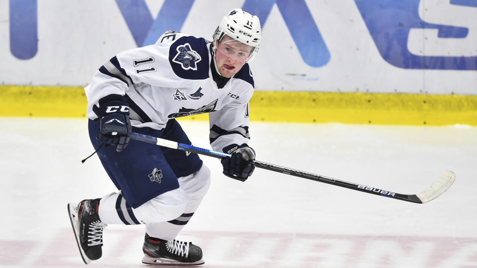 Alexis Lafreniere is expected to be a leading force for Team Canada while solidifying his status as the top prospect for the 2020 NHL Draft. (Minas Panagiotakis/Getty Images)