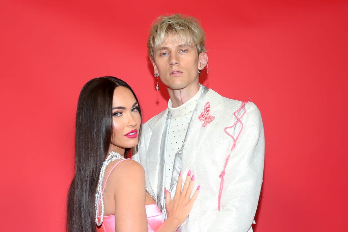 MGK and Megan Fox pictured in 2021 (Getty Images for iHeartMedia)