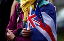 Anti-Brexit protest in Brussels