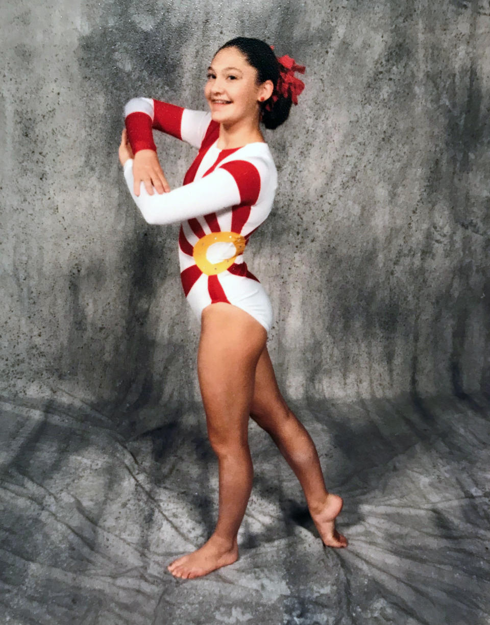 Sarah Klein as a young gymnast. (Courtesy Sarah Klein)