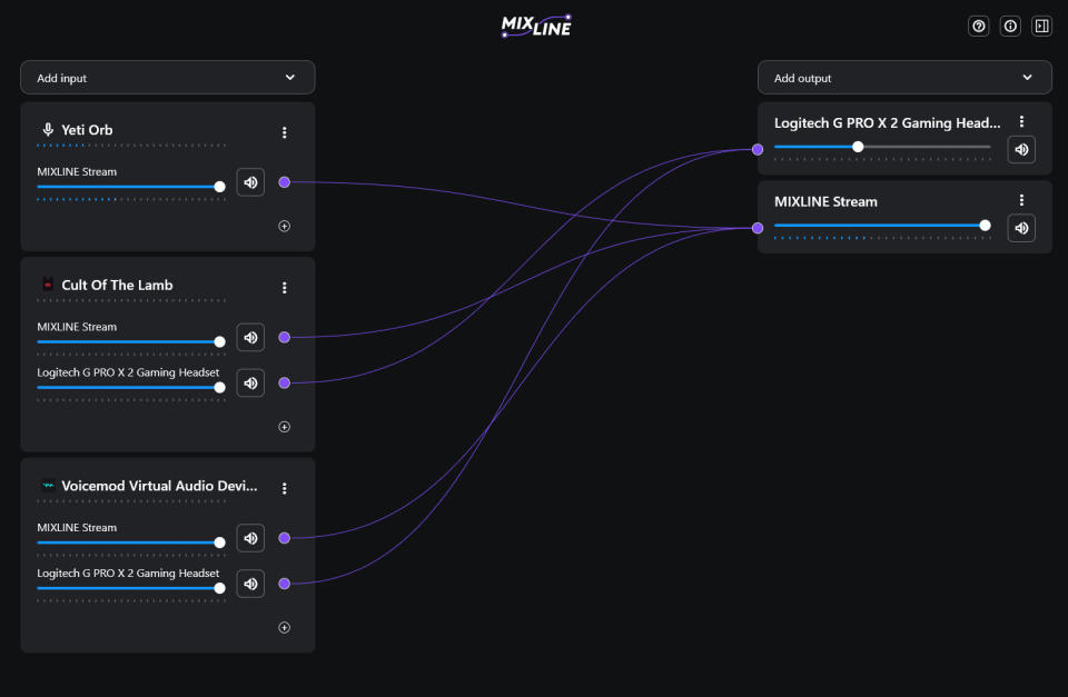 Logitech Mixline audio mixing software suite